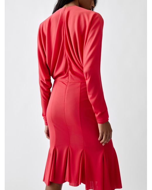 Jacquemus Red Long-Sleeved Dress