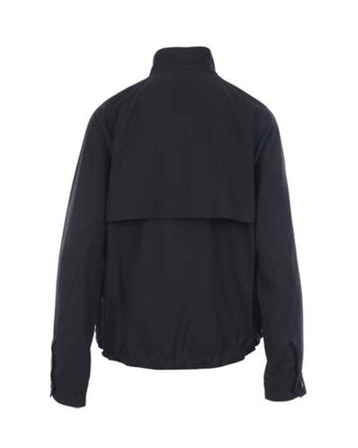 KENZO Blue Cropped Tiger Patch Jacket