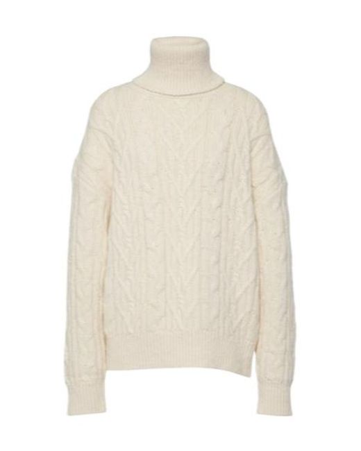Nili Lotan White Turtleneck Sweater