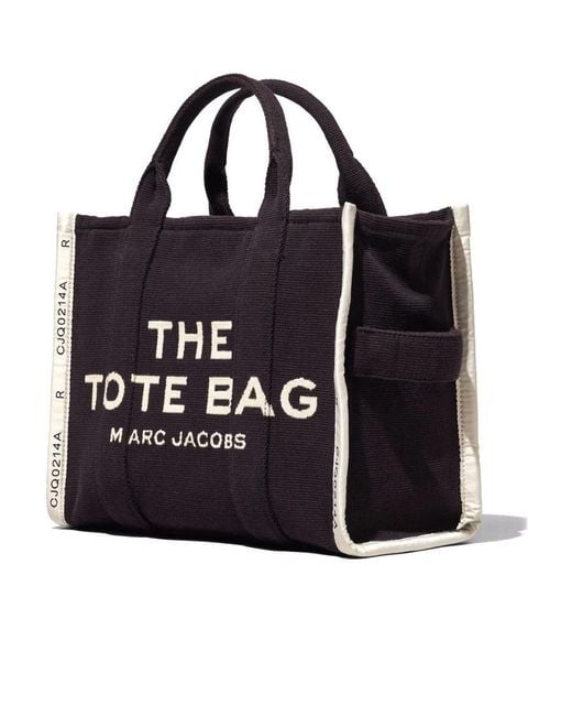 Marc Jacobs Black The Jacquard Small Tote Bag