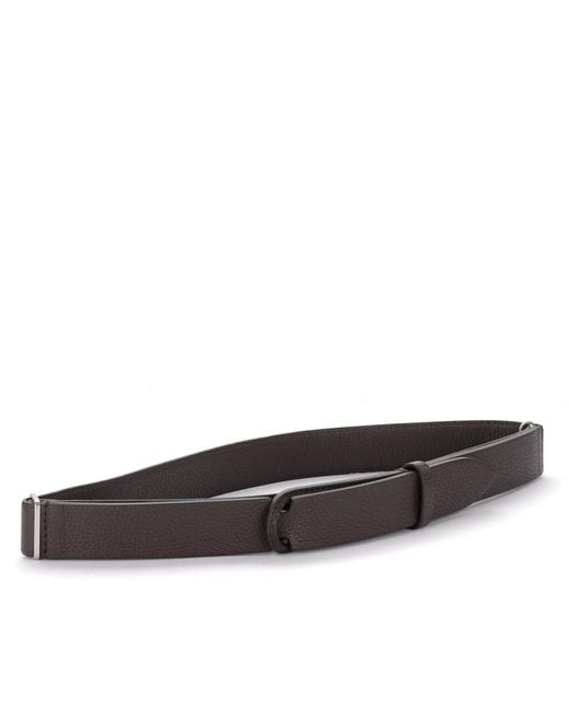 Orciani White Micron Nobuckle Belt for men