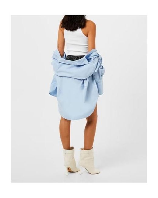 Anine Bing White Sleeveless Vest