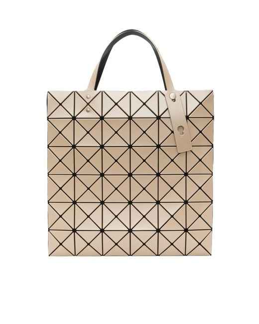 Issey Miyake Natural Lucent Geometric Tote Bag