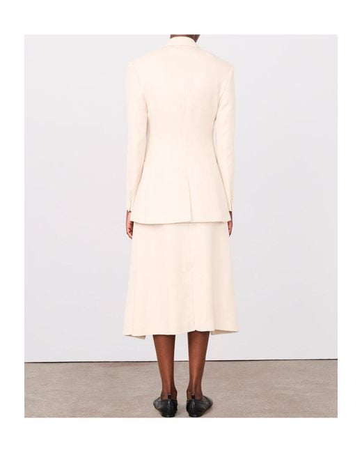 Officine Generale Natural Long-Sleeved Suit Jacket