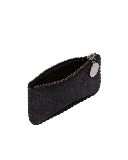 Stella McCartney Black Falabella Zipped Cardholder