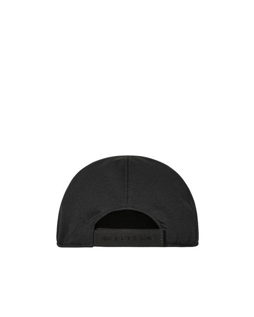 1017 ALYX 9SM Black 1017 9Sm Textured-Finish Logo Embroidered Baseball Cap for men