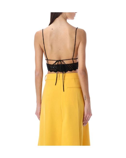 Stella McCartney Multicolor Broderie Anglaise Cami Top