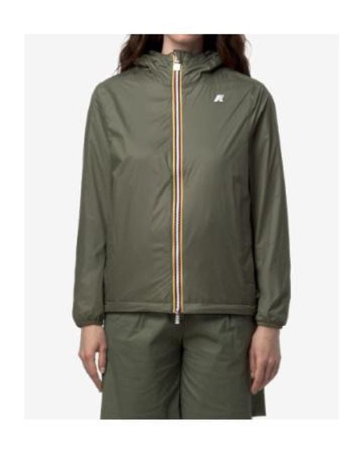 K-Way Black Jake Reversible Jacket for men