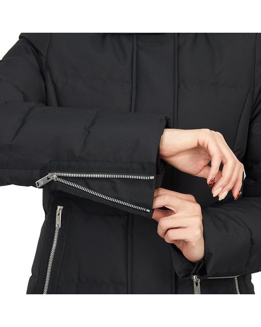 Moose Knuckles Black Long-Sleeved Down Jacket