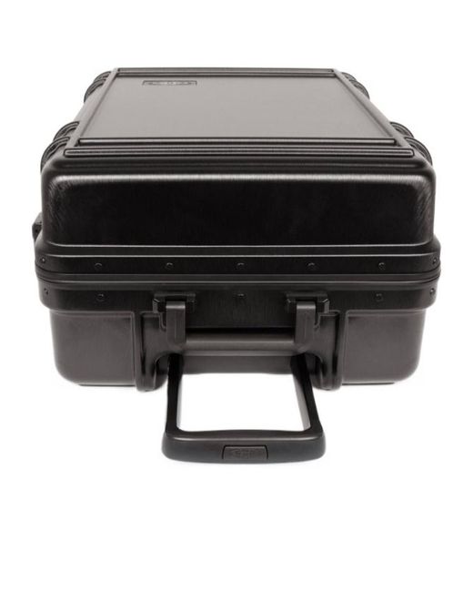 Eastpak Black Resistr Medium Trolley Suitcase for men