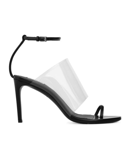 Alaïa White Alaïa Asymmetric Sandals