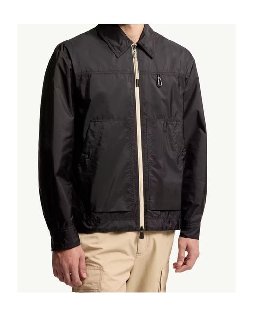 Moncler Black Grenoble Zip-Up Jacket for men
