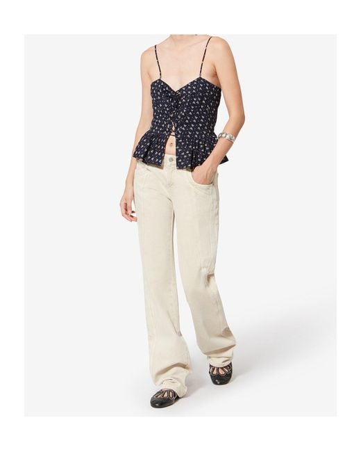 Isabel Marant Blue Dolma Top