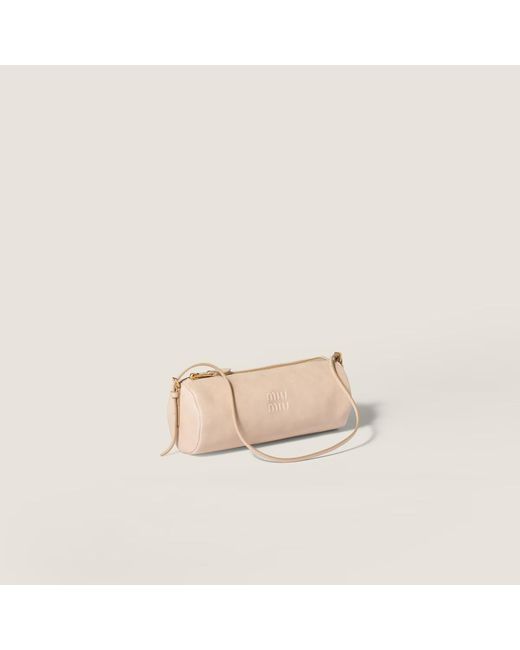 Miu Miu Natural Nappa Leather Pouch