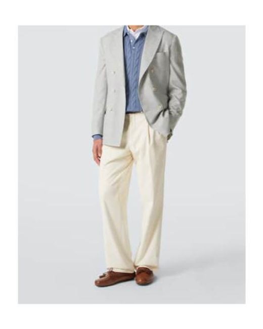 Ralph Lauren Blue Cable-Knit Cotton And Silk Polo Sweater for men