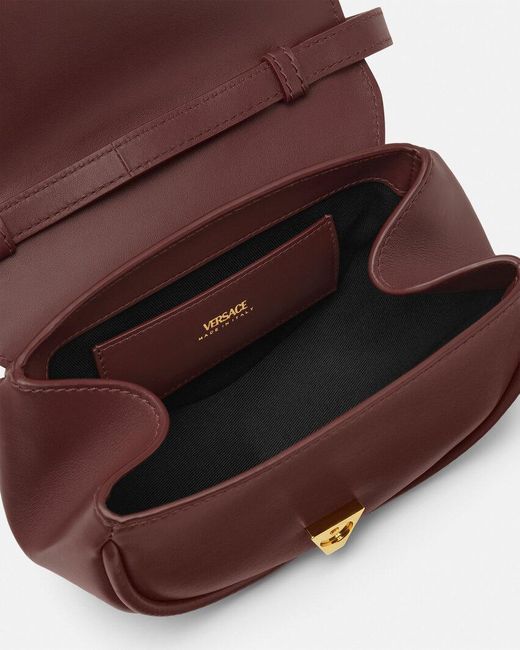 Versace Brown Virtus Small Shoulder Bag