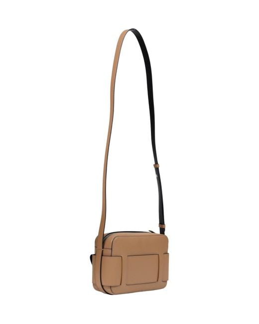 ARMANI EXCHANGE White Zippered Shoulder Bag