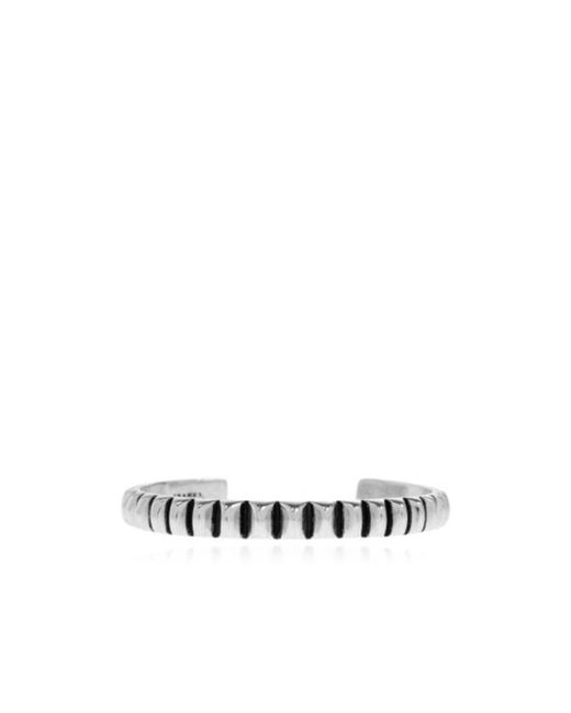 Isabel Marant White Logo-Engraved Bracelet