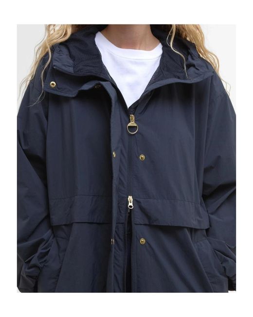 Barbour Blue Naboo Waterproof Jacket