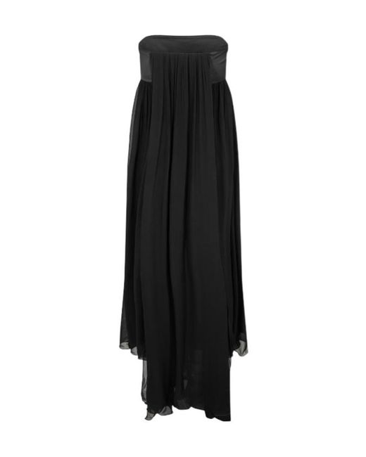 Posse Black Strapless Dress