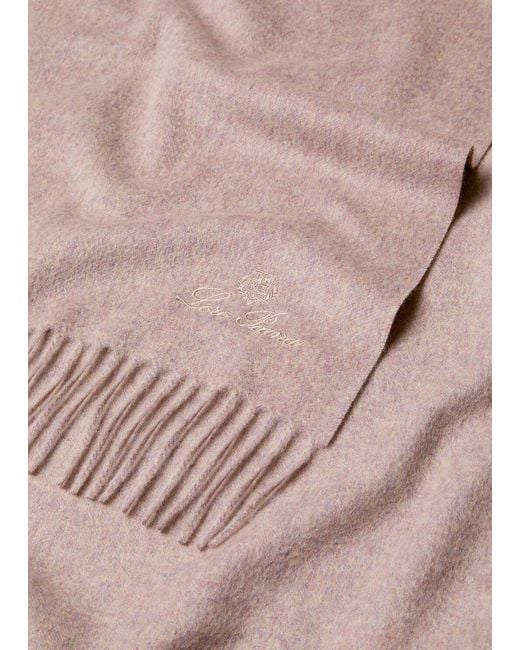 Loro Piana Pink Extra Grande Unita Scarf