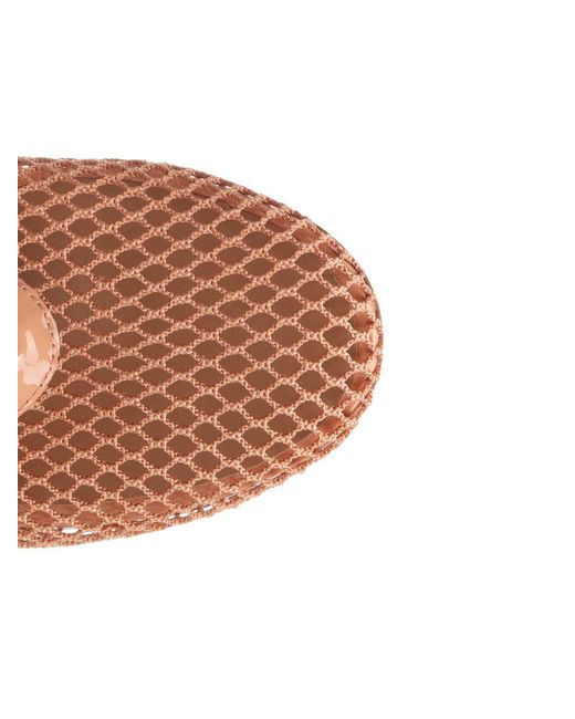 Alaïa Pink Alaïa Fishnet Ballet Flats