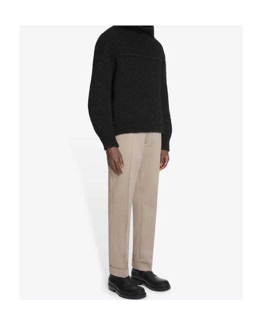 Dries Van Noten Natural Cuffed Pants for men