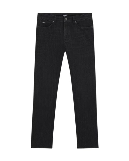Boss Black Boss Wrinkle-Resistant Slim Fit Jeans for men