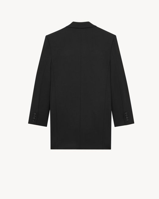 Saint Laurent Black Long-Sleeved Suit Jacket