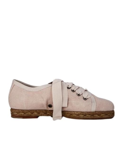 Lanvin Gray Espadrille Sneakers