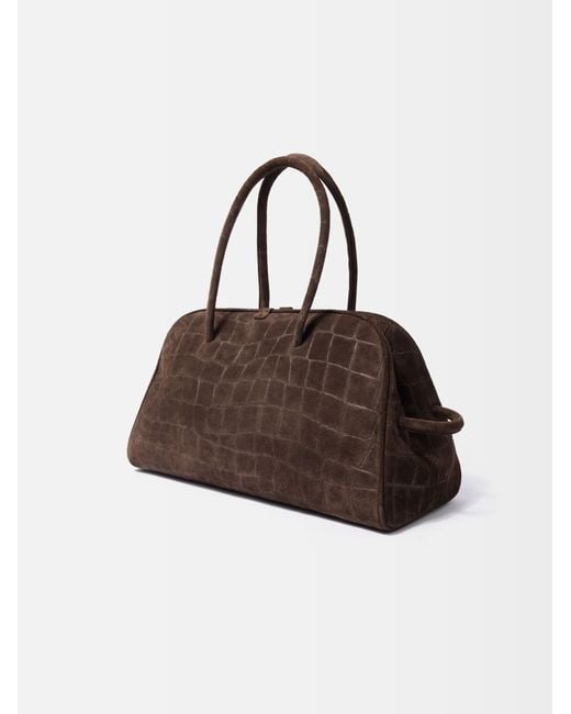 Jacquemus Brown The Turismo Soft Bowling Bag