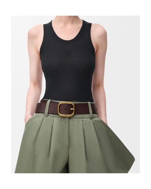 Loewe Black Anagram Sleeveless Tank Top
