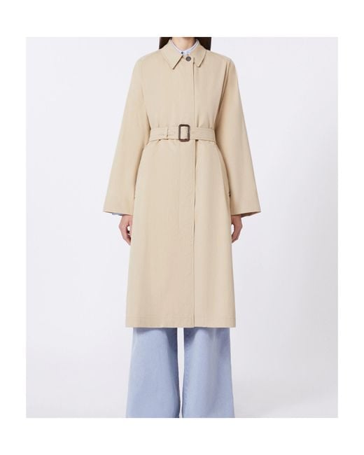 Weekend by Maxmara Natural Wkddiva Belted Raincoat