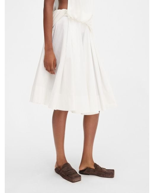 Jacquemus The Salon Flared Skirt in White | Lyst Jacquemus The Salon Flared Skirt in White | Lyst