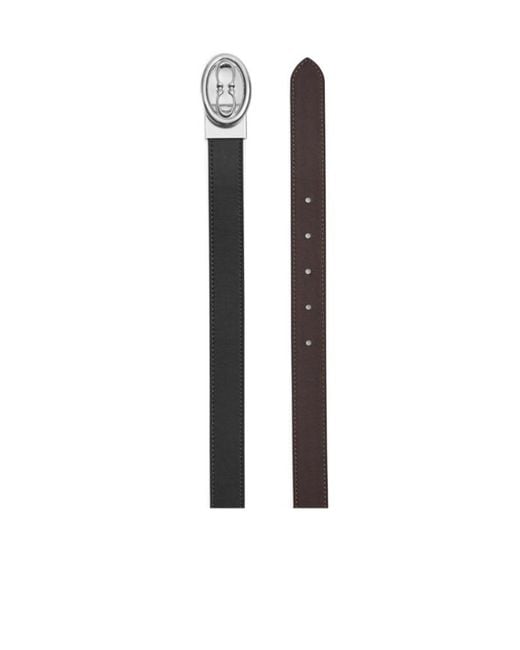 COACH White Buckle Cut-To-Size Belt, 25Mm