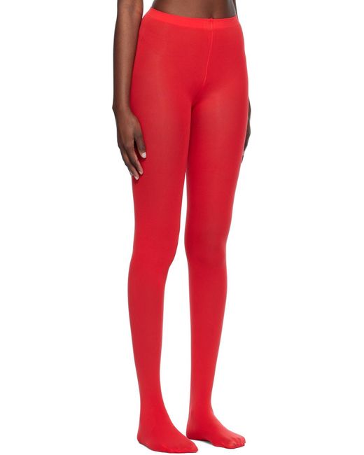 Comme des Garçons Red High-Rise Pantyhose