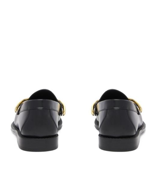 McQueen Black Wishbone Loafer