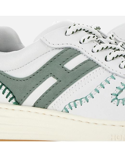 Hogan White H630 Low-Top Sneakers
