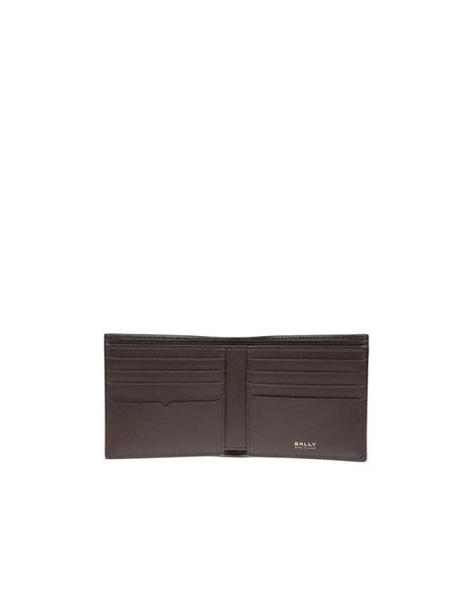 Bally Brown Folding Wallet for men