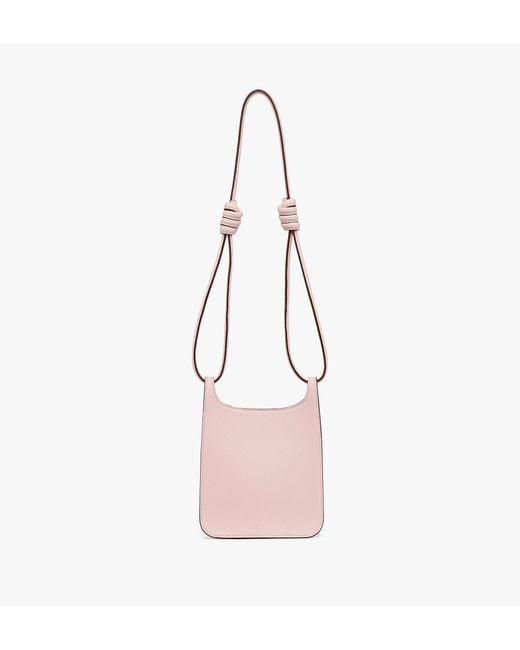 MCM Pink Mini Hummel Shoulder Bag