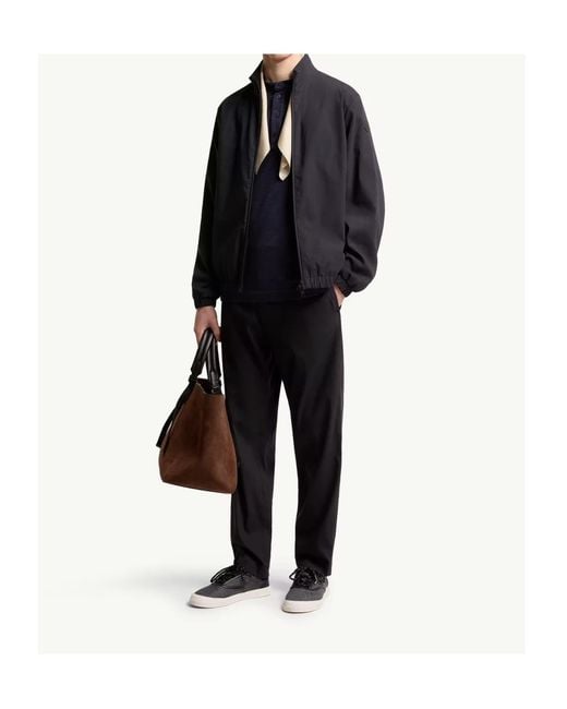 Moncler Blue Bonavent Stand-Collar Jacket for men