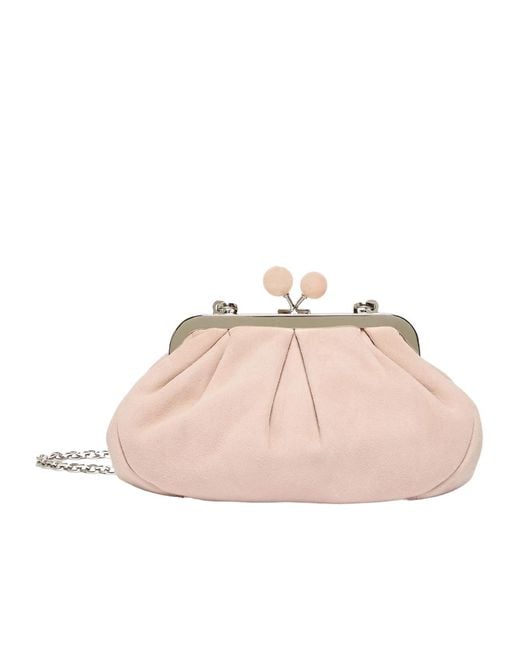 Weekend by Maxmara Pink Valois Small Clutch Bag