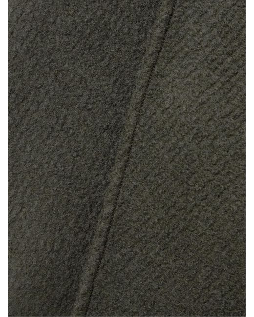 Proenza Schouler Green Bodhi Wool-Blend Bouclé-Twill Midi Wrap Skirt