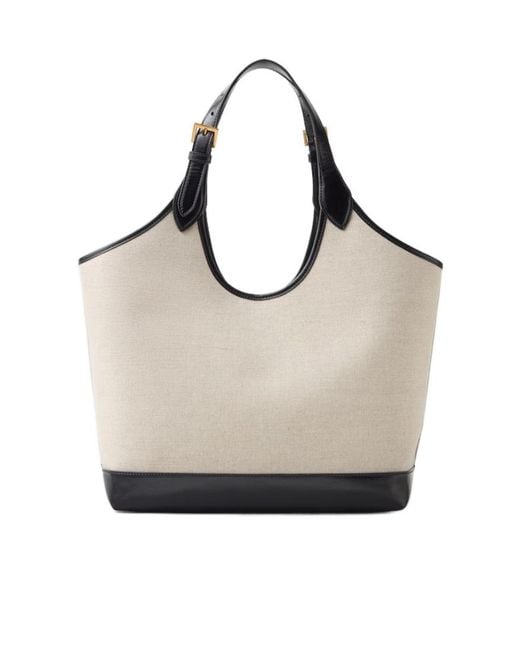 Versace White Rivière Large Tote Bag