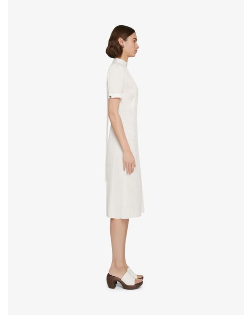 Givenchy White Short-Sleeved Dress