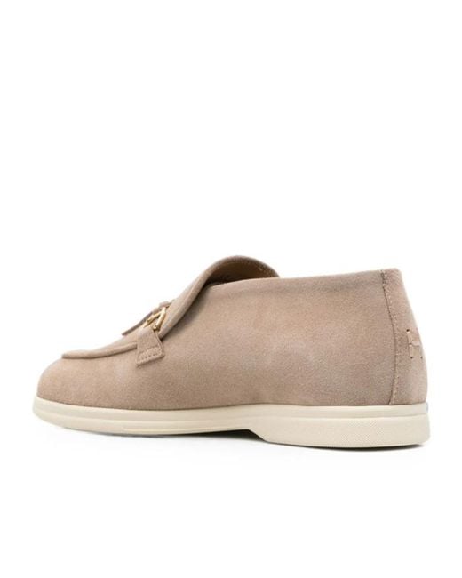 Henderson Natural Horsebit-Detailed Casual Shoes