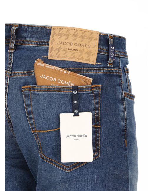 Jacob Cohen Blue Slim-Fit Jeans for men