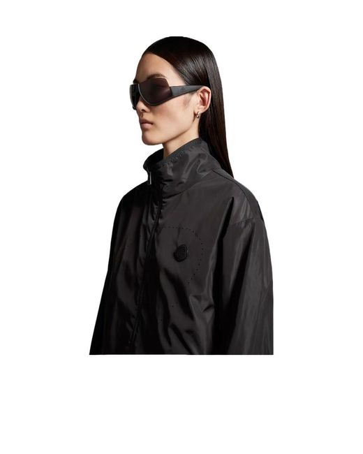 Moncler Black Vyzer Shield Sunglasses