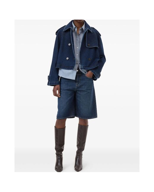 Closed Blue Denim Cropped Jacket