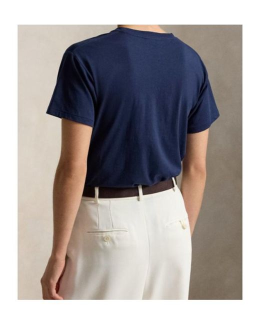 Polo Ralph Lauren Blue Crew-Neck T-Shirt